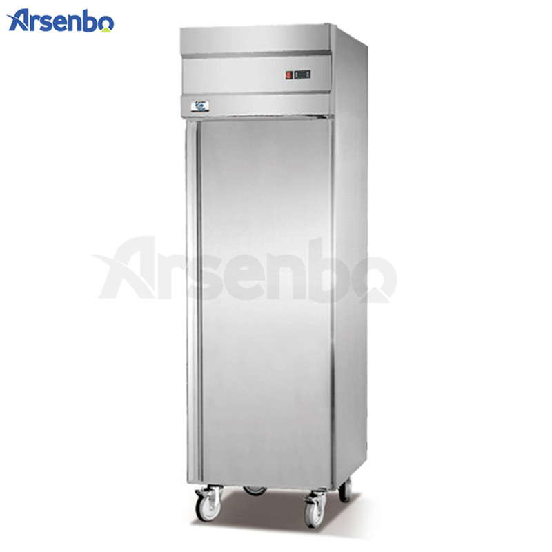 500-1600L Commercial Stainless Freezer , Soundless Twin Fridge And Freezer
