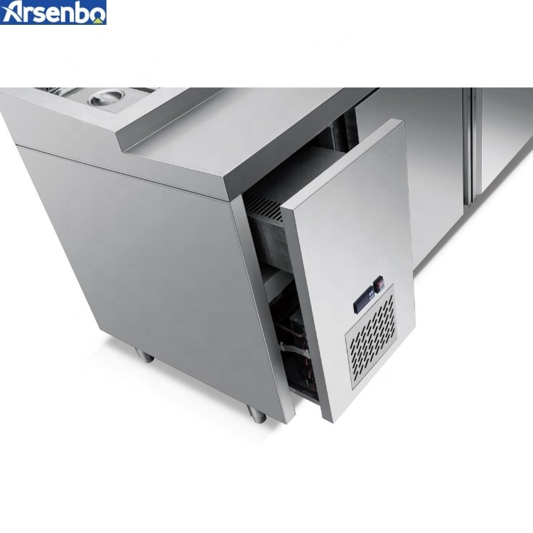 Arsenbo Beverage Under Counter Refrigerators 420W 500L Fan Cooling